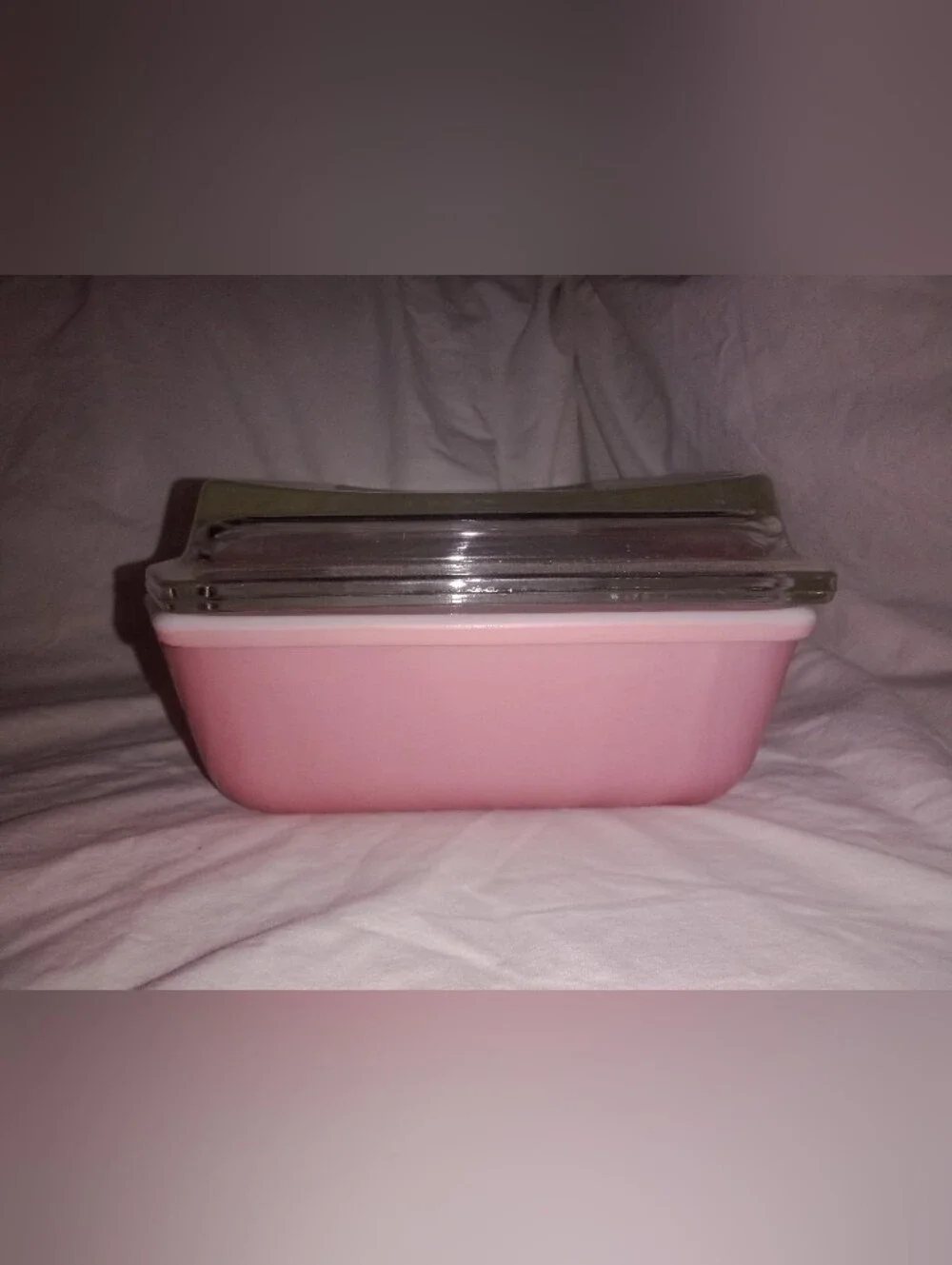 Vintage Pyrex Pink Scroll 2 Qt Casserole Dish With Lid